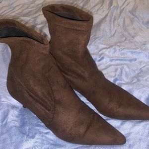 Brown Donald J Pliner Bootie